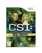 CSI Crime Scene Investigation Fatal Conspiracy Nintendo Wii