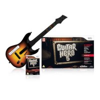 Guitar Hero 5 with Guitar Nintendo Wii Guitar Hero 5 with Guitar Nintendo Wii