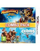 Madagascar 3 &amp; The Croods Prehistoric Party Combo Pack 3DS