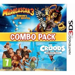 Madagascar 3 &amp; The Croods Prehistoric Party Combo Pack 3DS