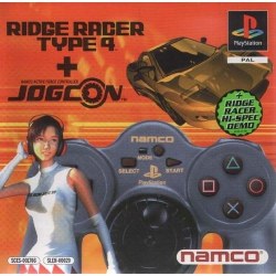 Ridge Racer Type 4 with Jogcon Controller PS1