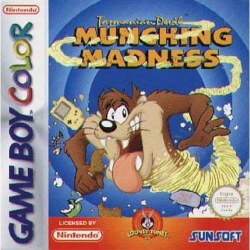 Tasmanian Devil Munching Madness Gameboy