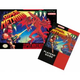 Super Metroid Big Box + Guide SNES Super Metroid Big Box + Guide SNES